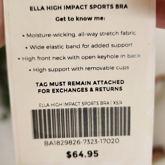 NWT: Fabletics Ella High Impact Sports Bra - Picture 3 of 4